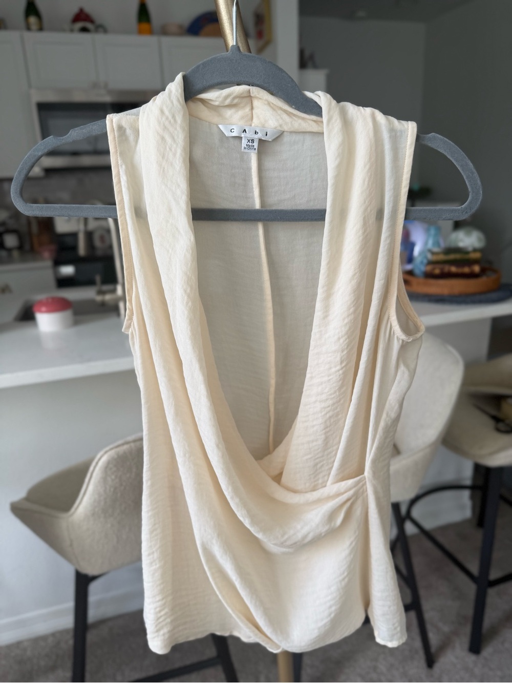 CAbi Women’s Cream Blouse